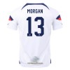 Officiële Voetbalshirt USA MORGAN 13 Thuis WK 2022 - Heren